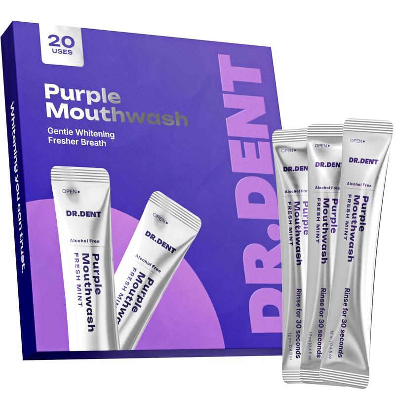 DR.DENT Purple Mundspülung — 20 Sachês
