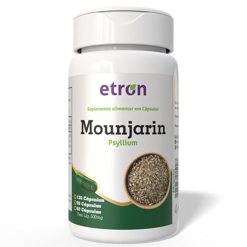 Mounjarin Psyllium 60, 90 e 120 Cápsulas